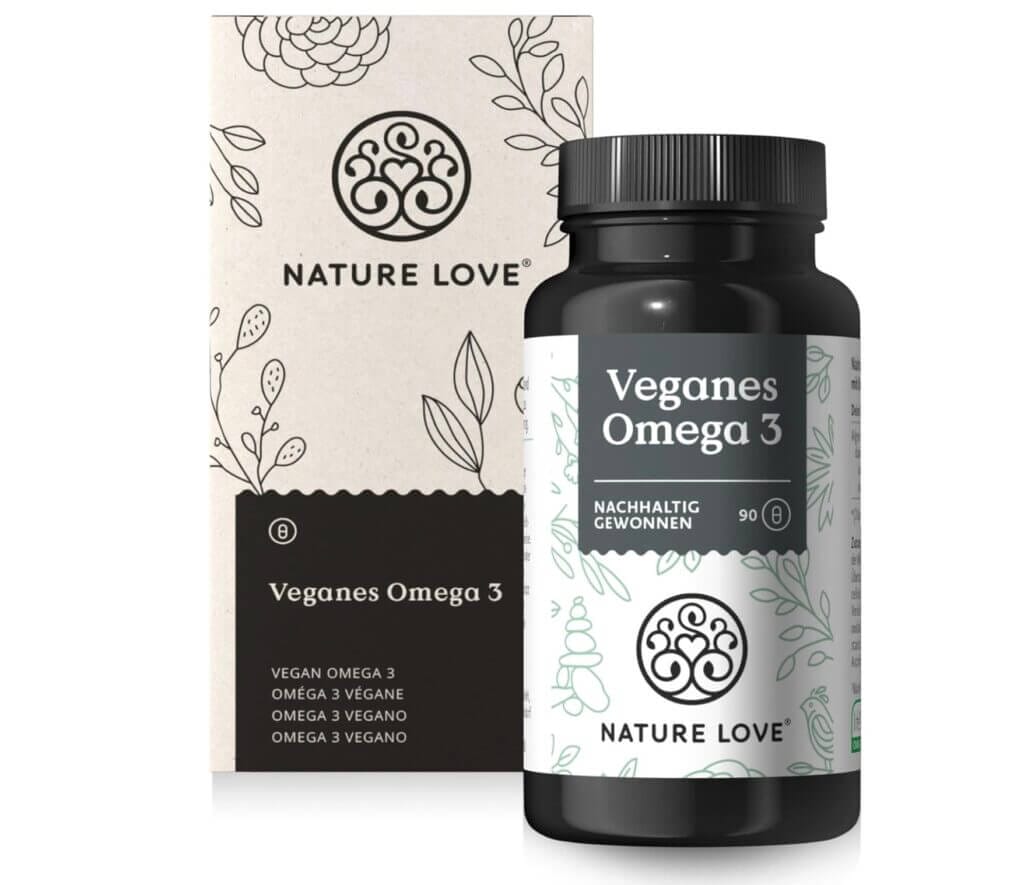 NATURE LOVE® Omega 3 vegan – 33% Rabatt