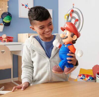 Nintendo Super Mario Movie 35cm Roto Plüsch: Ideal zum Spielen und Sammeln, für Kinder ab 3 Jahren.