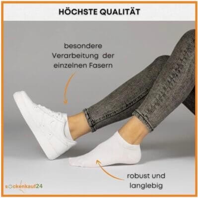 Entdecken Sie Premium Sneaker Socken aus gekämmter Baumwolle für ultimativen Komfort und Stil jeden Tag.