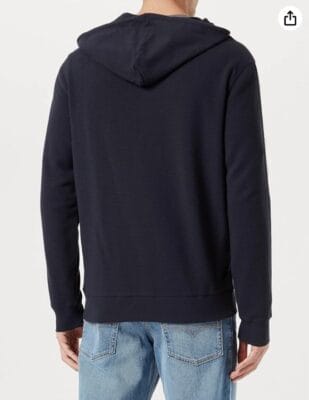 Tommy Hilfiger Herren Sweatshirt: Schwer, mit durchgehendem Reißverschluss, Rippstrickbündchen, stilvolles Branding, ideal für jede Gelegenheit.