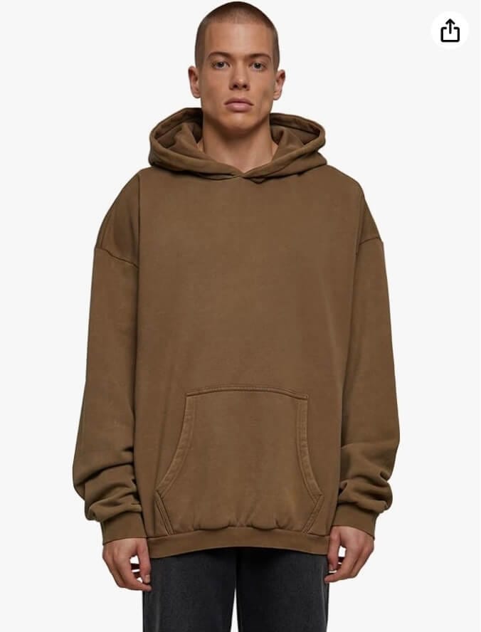 Urban Classics Herren Acid Washed Hoody – 66% Rabatt