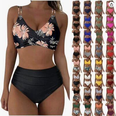 Bikini Damen Set mit High Waist