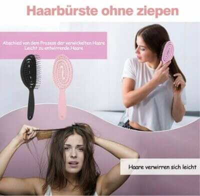 Haarbürste ohne ziepen