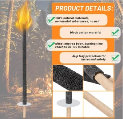 10 hochwertige Fackeln