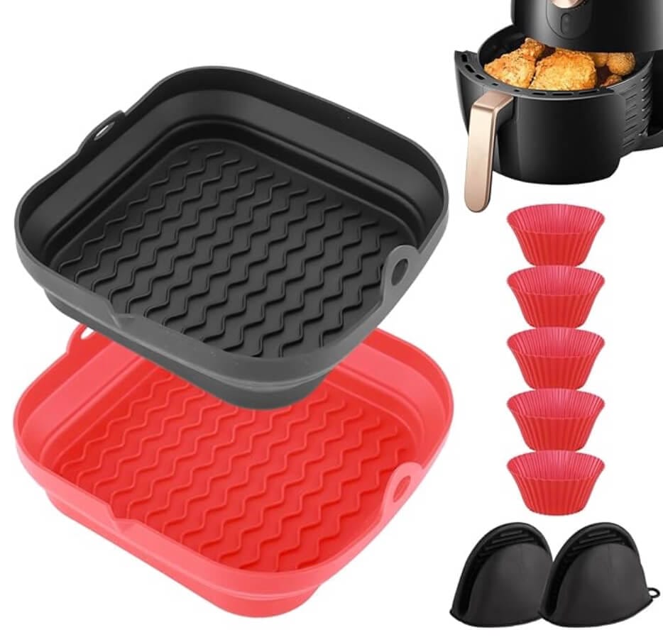 20cm Silikonform für die Heißluftfritteuse – 50% Rabatt