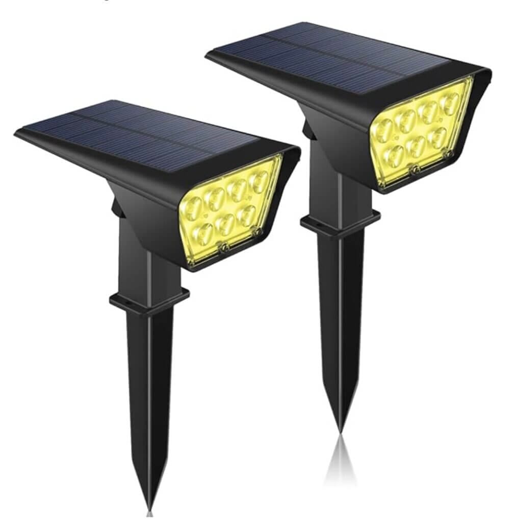 2 er Set AGOTD Solarlampen für Außen – 50% Rabatt