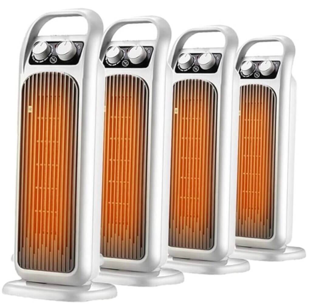 4, 2000 W Heizlüfter, energiesparend und leise zu einem unglaublichen Preis