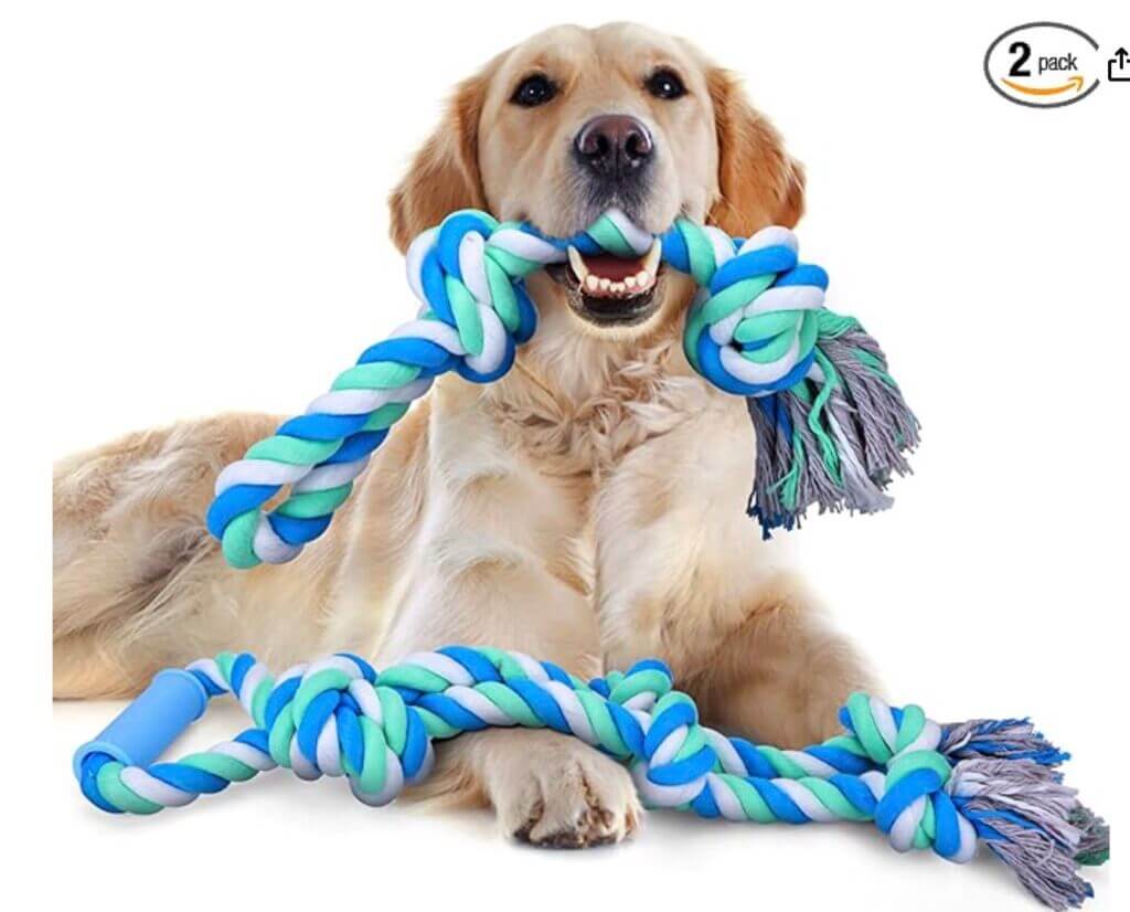 2er Set Hundespielzeug Seil für starke große Hunde – 55% Rabatt