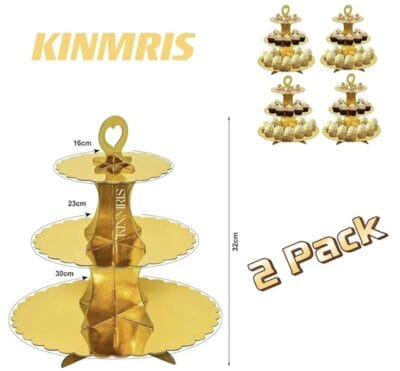 Goldenen Tortenständer 