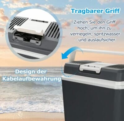 Kühlbox mit 24 Litern Fassungsvermögen