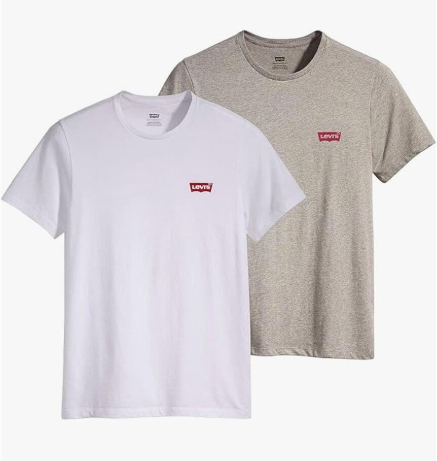 Levi’s Herren 2-Pack Crewneck Graphic Tee – 60% Rabatt