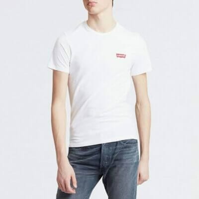 Levi's Herren Crewneck Graphic Tee in weiß