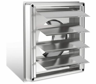 Eulenke Lüftungsgitter aus Edelstahl