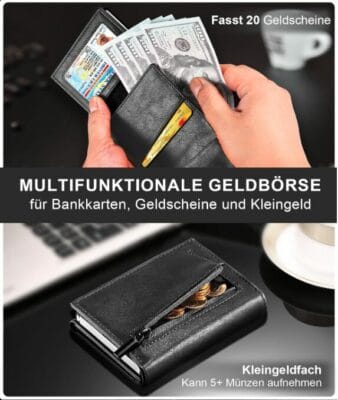 Sicheres Portmonee für Herren