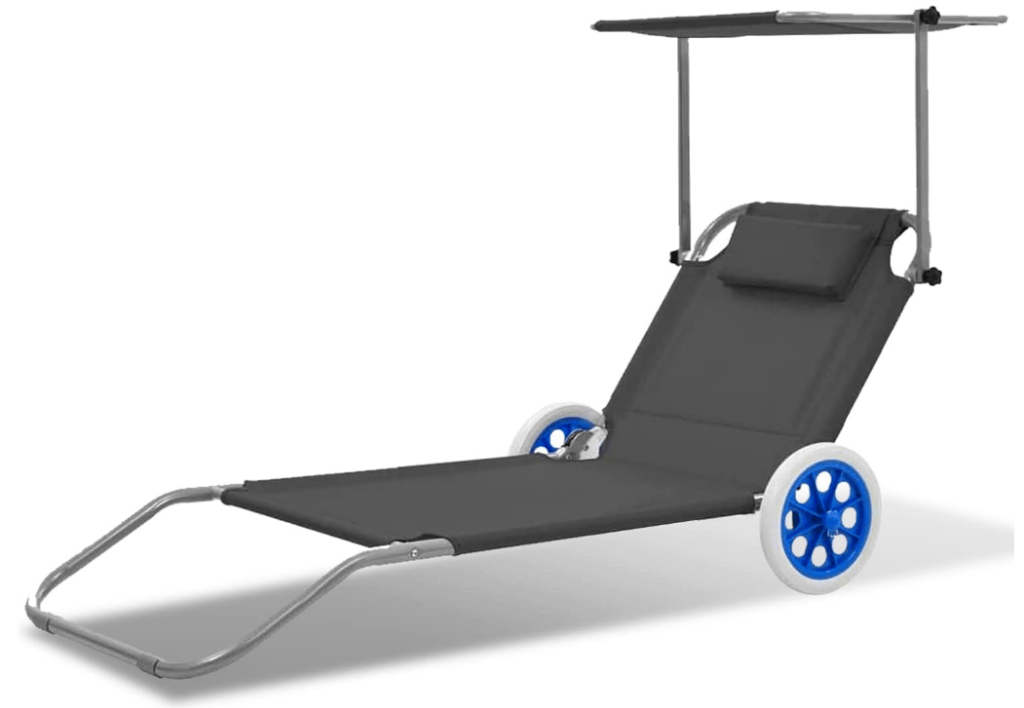 Izrielar Sonnenliege mit 2 Rädern – 30% Rabatt