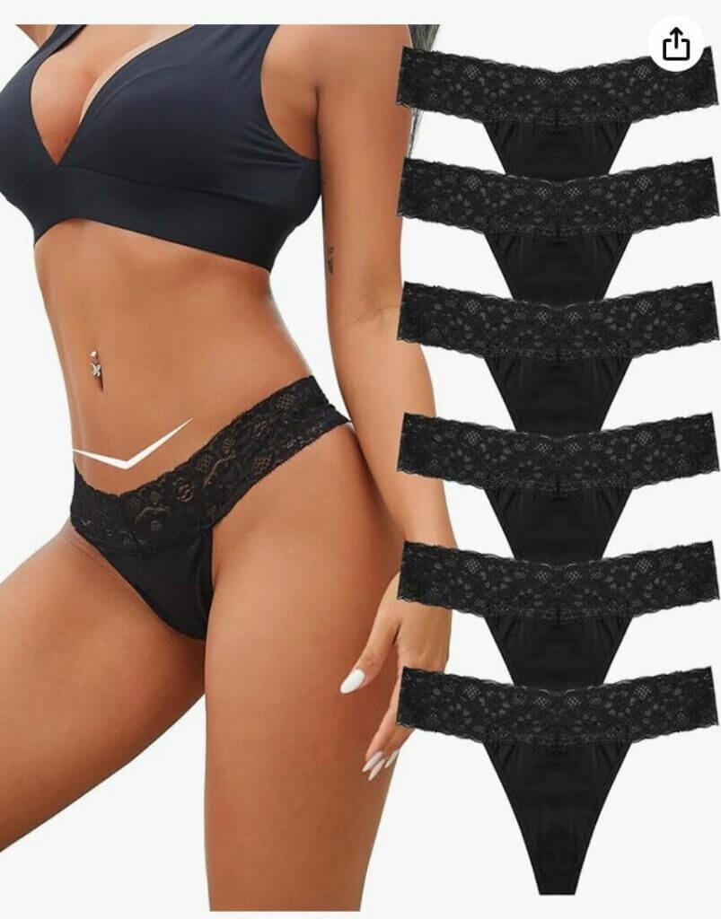 BeReady Baumwoll String Tangas im 6er-Pack – 30% Rabatt