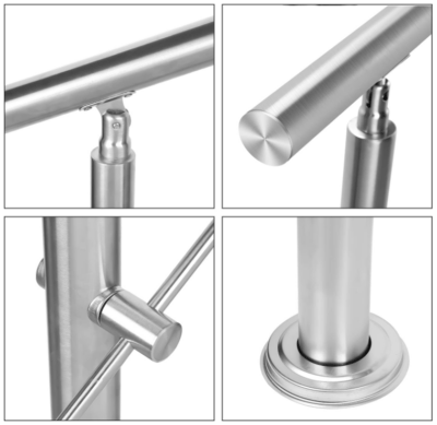 Treppengeländer aus Edelstahl