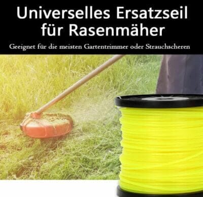 Ersatzseil für Rasenmäher mit 100 Metern Länge