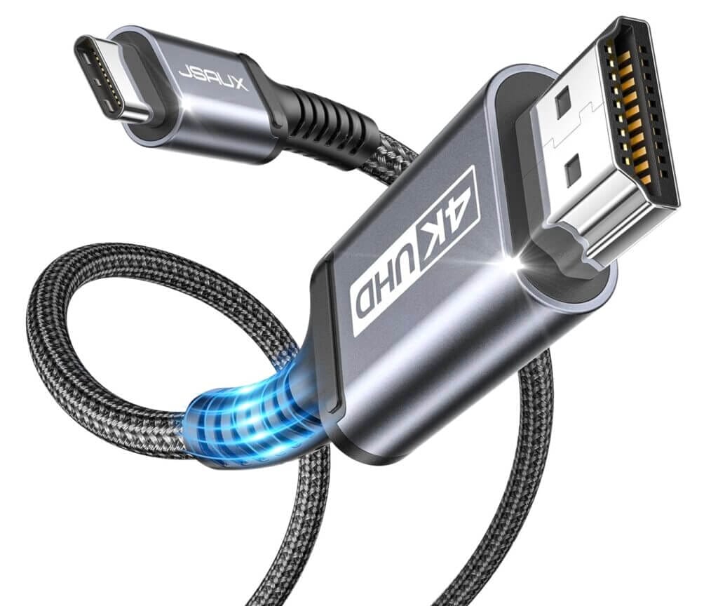 JSAUX USB C auf HDMI Kabel 2M – 46% Rabatt