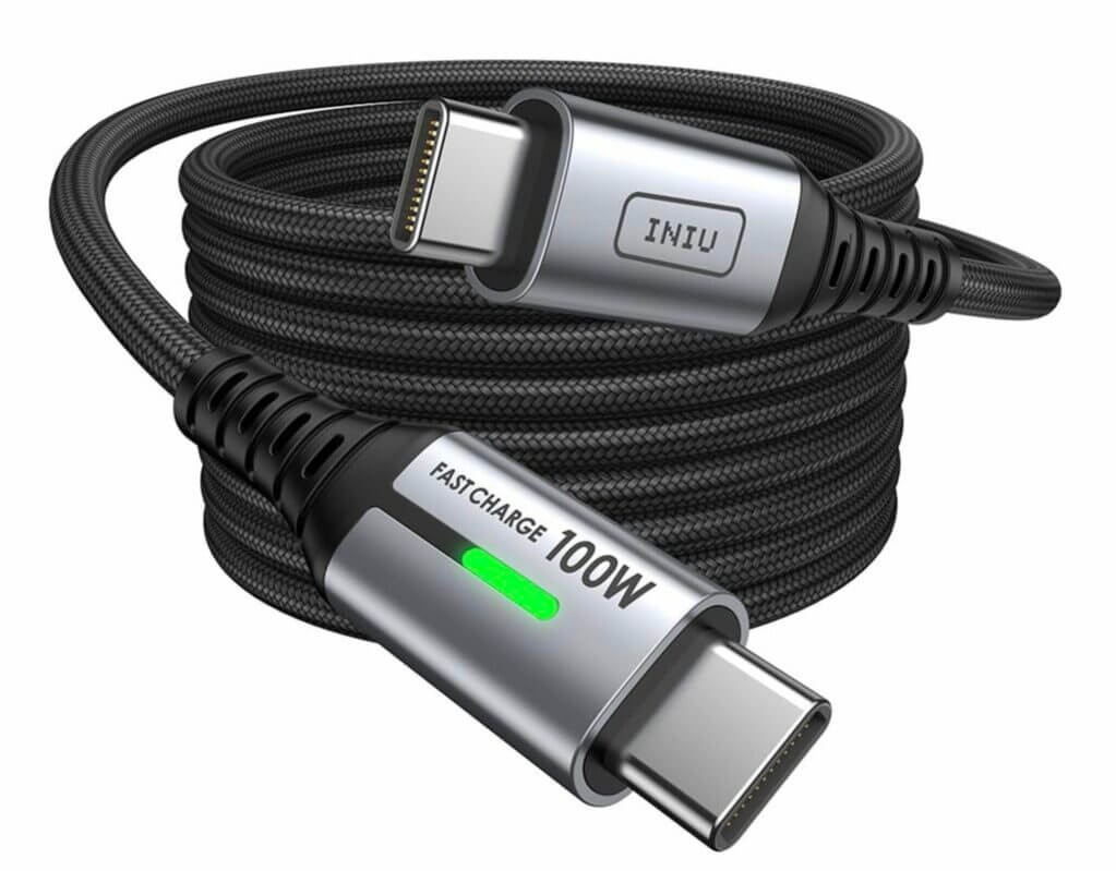 INIU USB C Kabel 100W 2M – 78% Rabatt