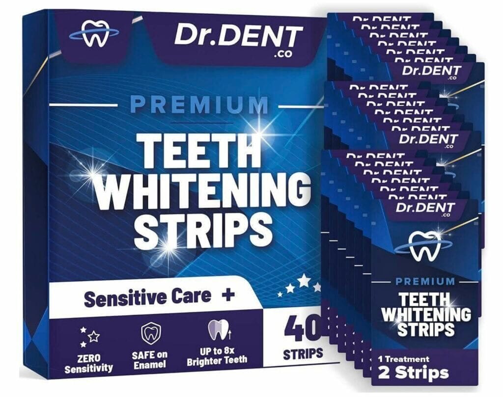 DrDent Premium Zahnweiß Streifen – 28% Rabatt