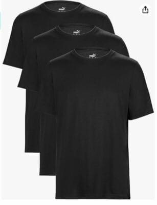 PUMA T-Shirt Herren Statement Deluxe Edition - Baumwolle - 3-Stück-Pack