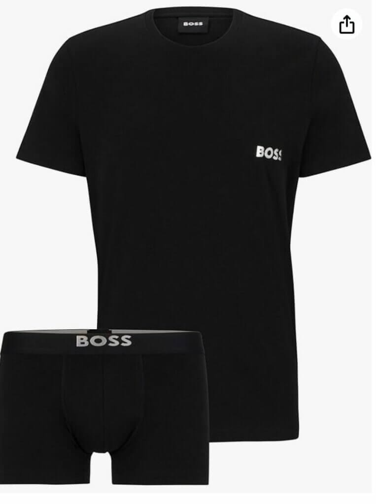 BOSS Herren T-Shirt und Boxershorts Set – 62% Rabatt