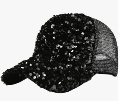 Basecap Stylische Baseballkappe mit Pailletten: Modisches Accessoire für Damen und Herren. Jetzt bestellen!
