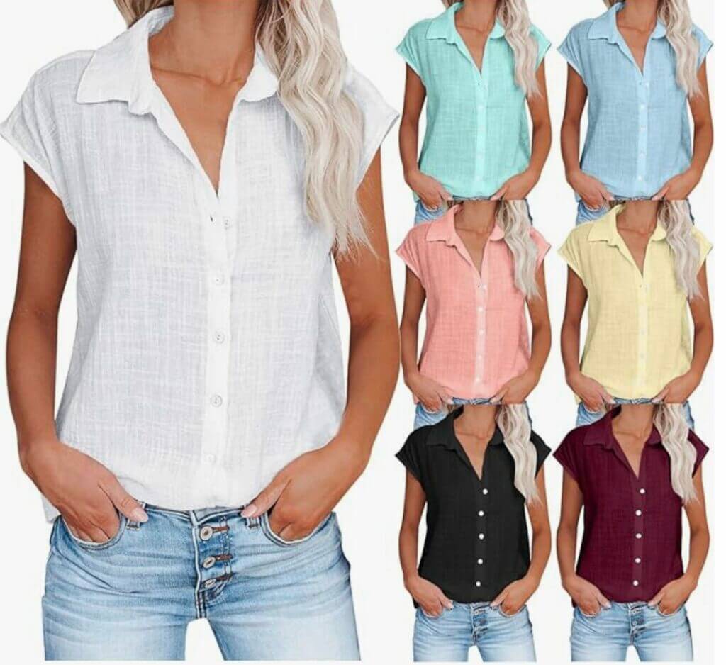 Generisch Damen Bluse – 50% Rabatt
