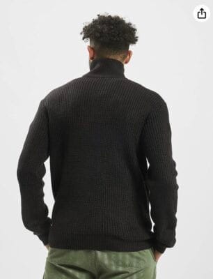 Brandit Bundeswehr Troyer: BW Pullover mit Reißverschluss, elastisch, warm, hochschließender Kragen, ideal für jeden Tag.