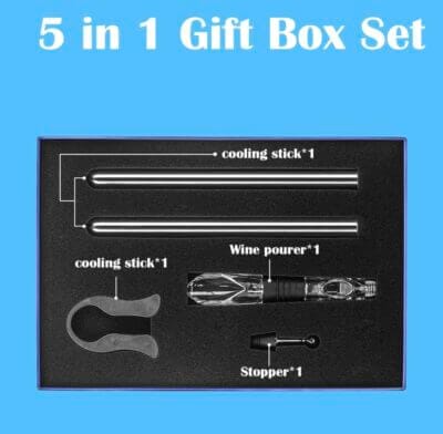 Der Dachiy Weinkühlstab mit Ausgießer