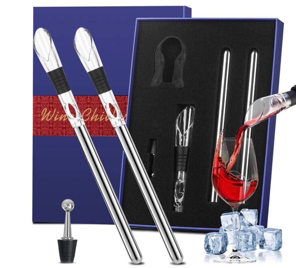 Dachiy Weinkühlstab mit Außgießer – 50% Rabatt