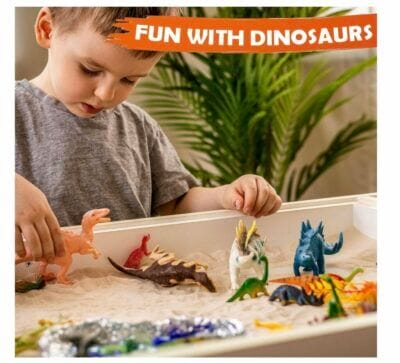 Kreative Dinosaurier-Mitgebsel: FOKUNCY Malset für Kindergeburtstage. 