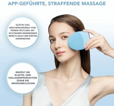 FOREO LUNA 3 für Mischhaut: Tiefenreinigung, straffende Massage, hygienisches Silikon, App-verbunden, verbessert Skincare-Aufnahme.