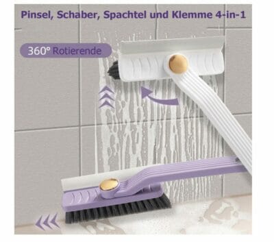 Fugen Reinigungsbürste Effektive Reinigung von Fugen und Ecken mit rotierender Bürste.