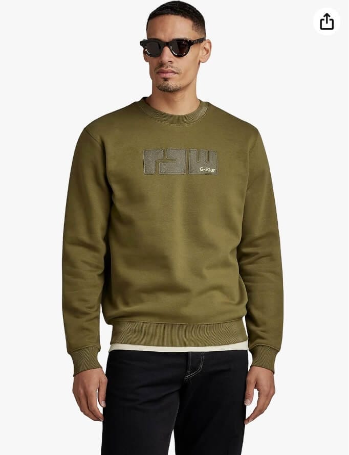 G-STAR RAW Herren Raw. Felt Sweatshirt – 42% Rabatt