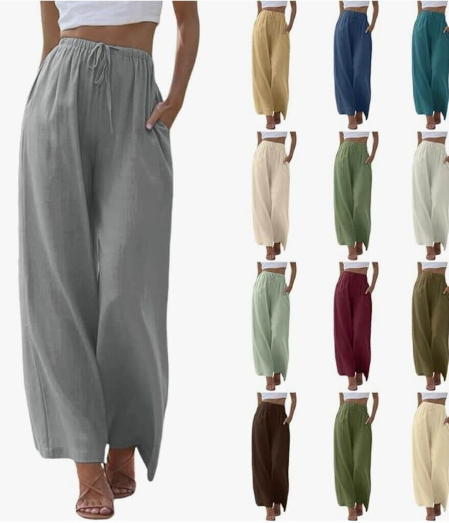 Damen Leinenhose – 50% Rabatt