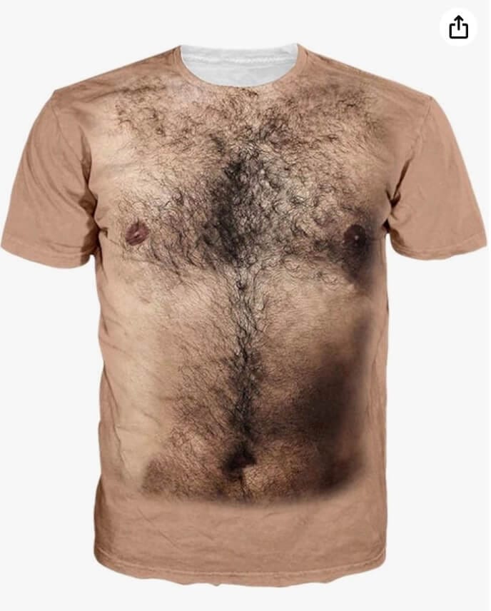Loveternal nackter Oberkörper T-Shirt – 37% Rabatt