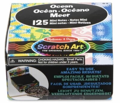 Melissa & Doug Scratch Art Mini Notizen: Kreative Meeresthemen, enthülle Farben, ideal für alle Altersgruppen.