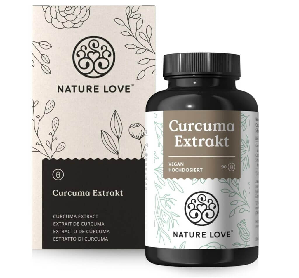 NATURE LOVE® Curcuma Extrakt 15000 – 34% Rabatt