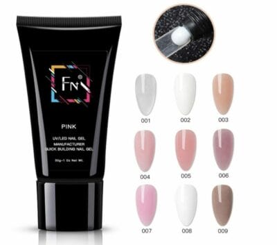 Nails Extension Gel Kit von Anself: 9 Farben, schnelltrocknender Kleber. Perfekt für kreative Nail-Designs!