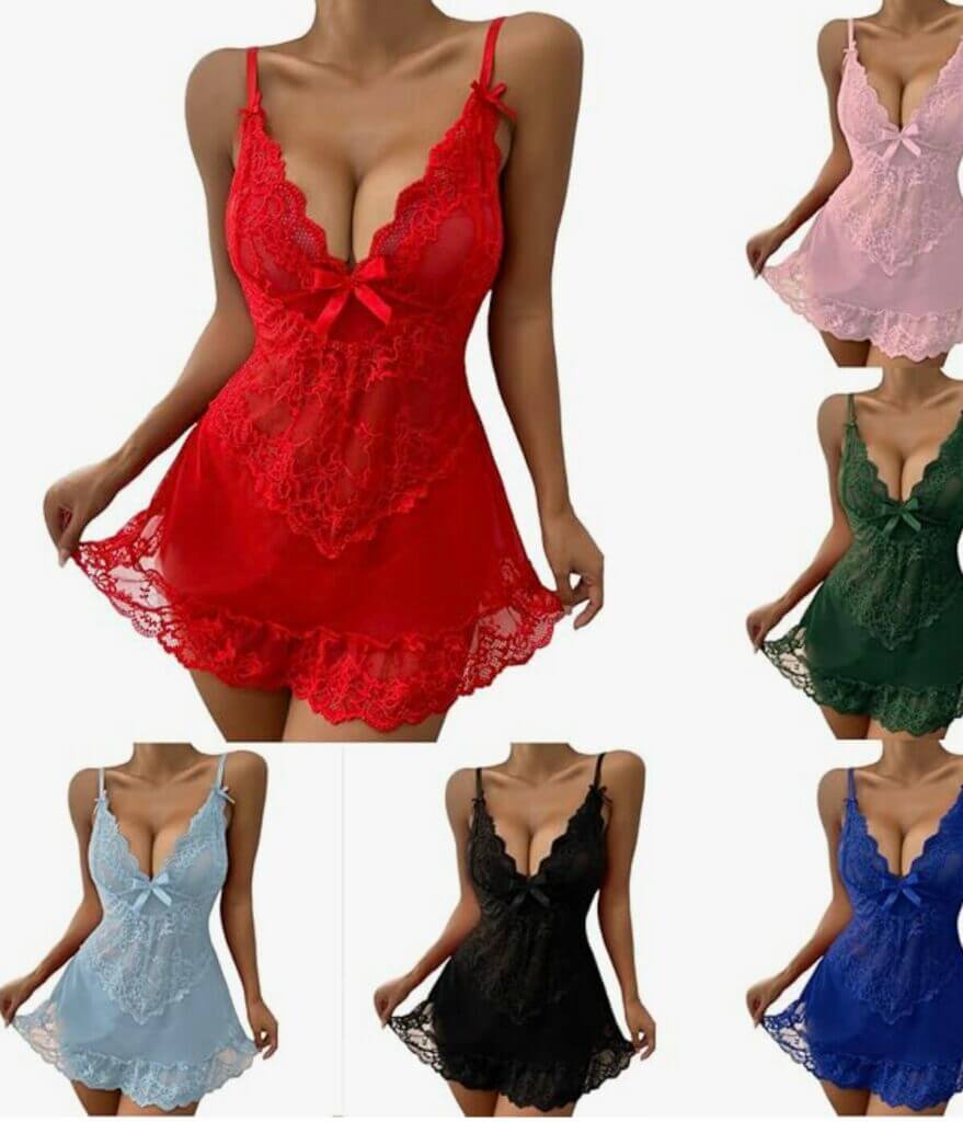 Damen Babydoll Negligee – 50% Rabatt
