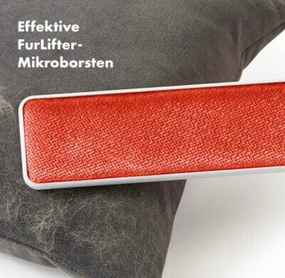 OXO GG FurLifter: Selbstreinigende Möbelbürste, entfernt Tierhaare schnell, rutschfester Griff, wartungsarm.