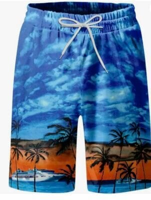 Entdecke den Sommerstil: Generisch Hawaii Bermuda Shorts - tropisch, bequem, perfekt für Aktivitäten!