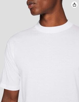 HOM Harro T-Shirt mit U-Ausschnitt: 100% Baumwolle, ideal für täglichen Gebrauch, locker und lang.