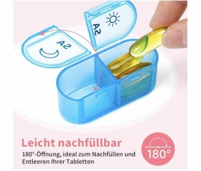 Organisierte Medikamenteneinnahme leicht gemacht mit der Betife Tablettenbox
