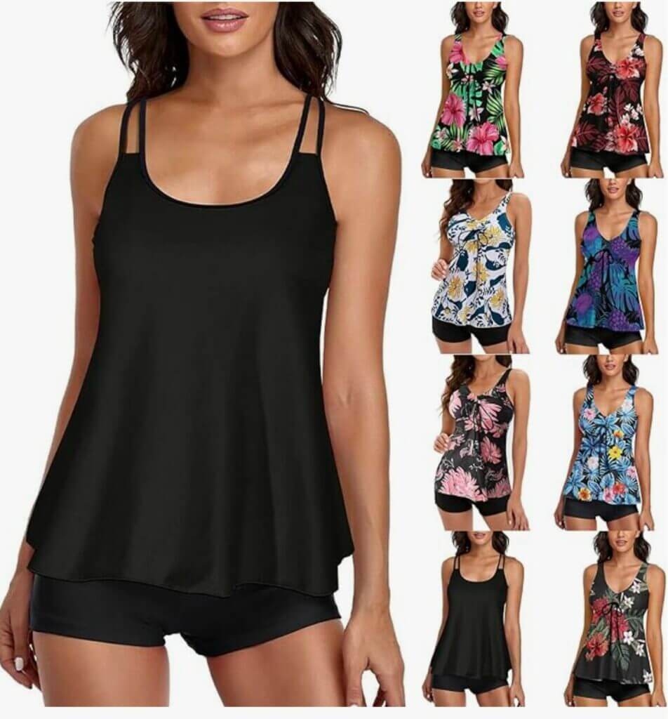 Tankini Badeanzug Set – 50% Rabatt