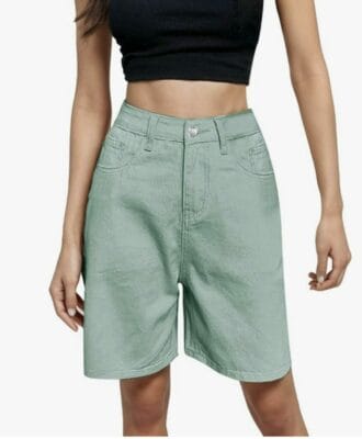 Vintage High Waist Jeans Shorts: Stilvoll und bequem für den Sommer.