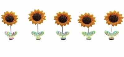 Fröhliche Auto-Deko: Changtai Sonnenblumen Wackelfiguren. Persönliche Note für dein Fahrzeug. 