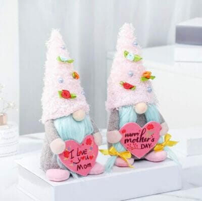 Entzückende Wichtelfiguren: Perfektes Muttertagsgeschenk für liebevolle Dekoration.